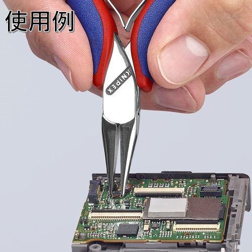 KNIPEX 정밀용 플라이어 반원 115 mm 3522-115 1 丁
