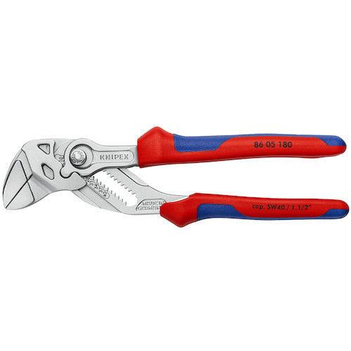 KNIPEX Pliers Wrench Comfort Handle 180mm 8605-180 1pc