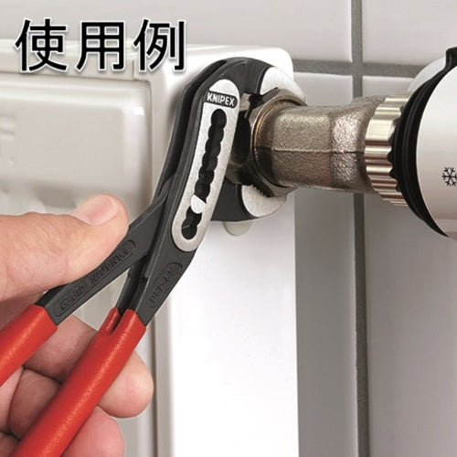 KNIPEX ウォーターポンププライヤー アリゲーター ソフトプラスチックハンドル 180mm 8801-180 1 丁