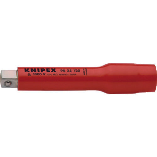 KNIPEX 絶縁エクステンションバー 3/8 125mm 9835-125 1 個