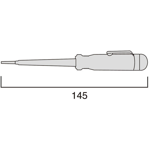 フジ矢 検電ドライバー FKD-01 1 本