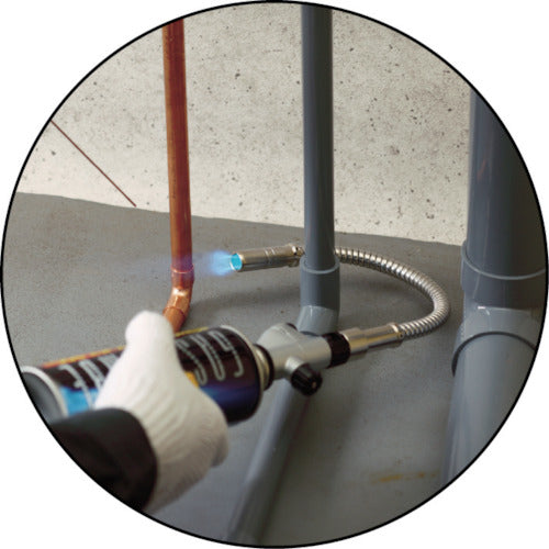 PRINCE ガストーチ フレキシブルトーチ スネークフャイヤー GT−9000F 炎温度800〜2100℃ 発熱量3396kcal/h GT-9000F 1 本