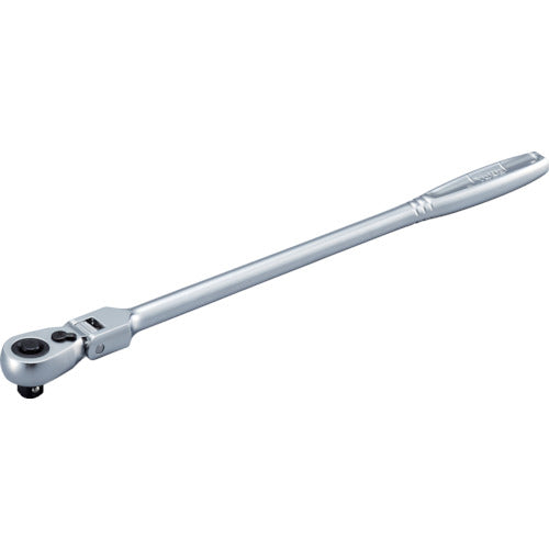 TONE ratchet handle, swivel type, 72 teeth, 9.5mm socket, 327mm overall length, RH3FHL, 1 pc