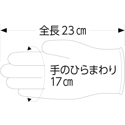 SHOWA ビニール使い捨て手袋 ナイスハンドきれいな手つかいきりグローブ ビニール 100枚入 Sサイズ NHKTTGPVC-S100P 1 箱