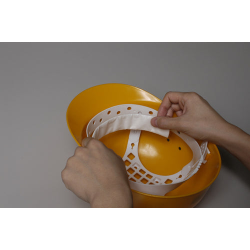 バイリーン 汗とりパッド ヘルメット用 弱粘着タイプ (100本入) AP001 1 箱