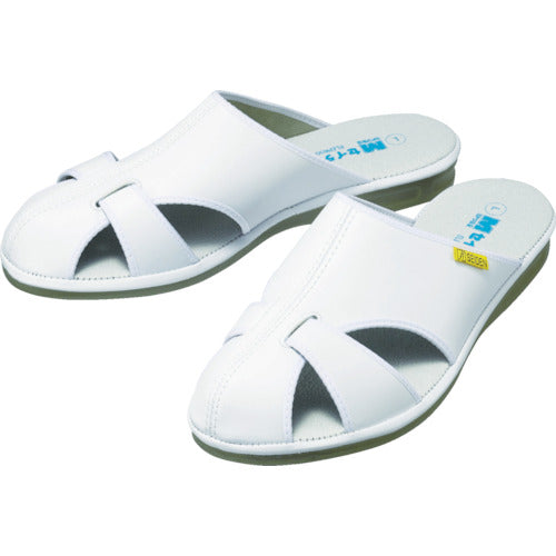 Midori Anzen Anti-Static Work Sandals Elepass Cool Light N White M ELEPASS COOL-LWM 1 Pair