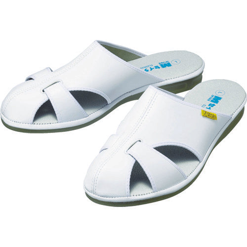 Midori Anzen Anti-Static Work Sandals Elepass Cool Light N White S ELEPASS COOL-LWS 1 Pair
