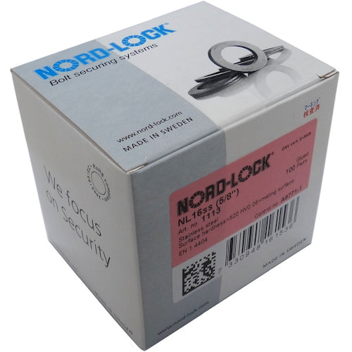 노르트 락 노르트 록 와셔 폭넓은 타입 스테인리스 NL14SPSS(100장입) NL14SPSS 1상자