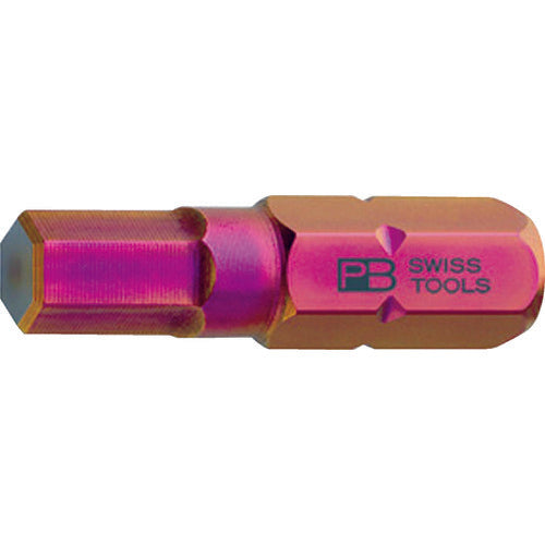 PB Swiss Tools 1/4 HEX Hexagon Bit, 1.27mm across flats, C6-210-1.27, 1 piece