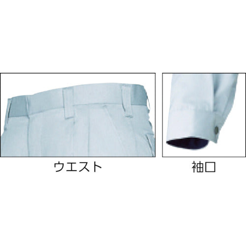 アイトス ムービンカット ワークパンツ2タック シルバーグレー 82 AZ-6322-003-82 1 着