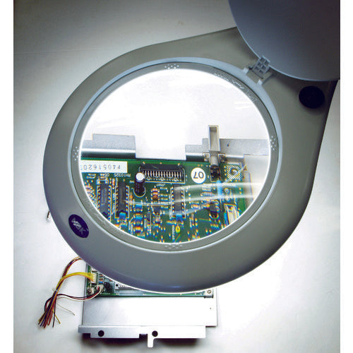 SK スタンド式LED拡大鏡 2倍 Φ170mm LS2-175S 1 台