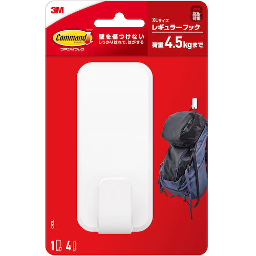 3M 커맨드 훅 XL 사이즈(1개들이, L탭 4장) CMXL 1 PK
