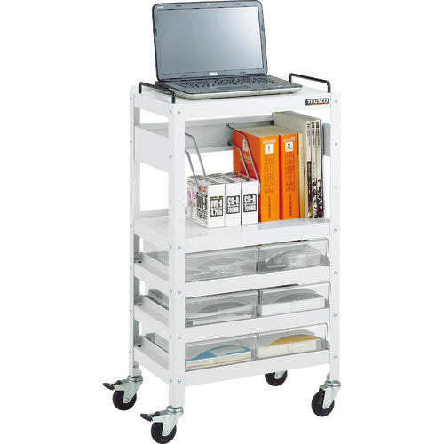 TRUSCO 툴 왜건 파일 래빗 540X330XH970 A4 깊은 인출 X2 FRB-954D2 1대