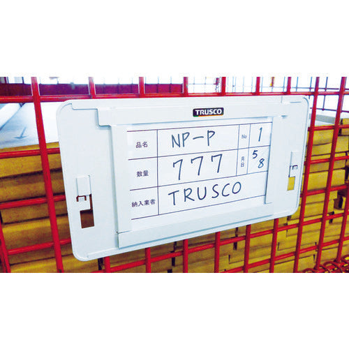 TRUSCO Net Pallet Name Plate NP-P 1 pc