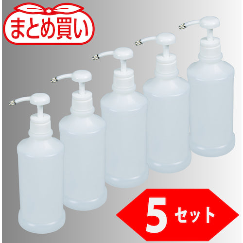TRUSCO まとめ買い 霧状スプレーボトル 置き型 650ml 5個セット TSAG-650-P5 1 個