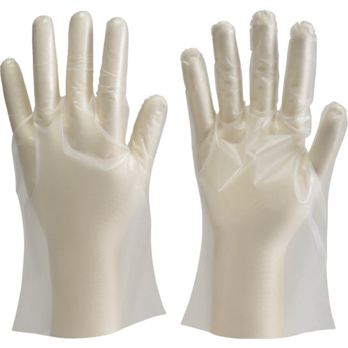 TRUSCO bulk purchase polyethylene disposable gloves size S (100 pieces x 10 bags) DPM-1833-S-10P 1 bag