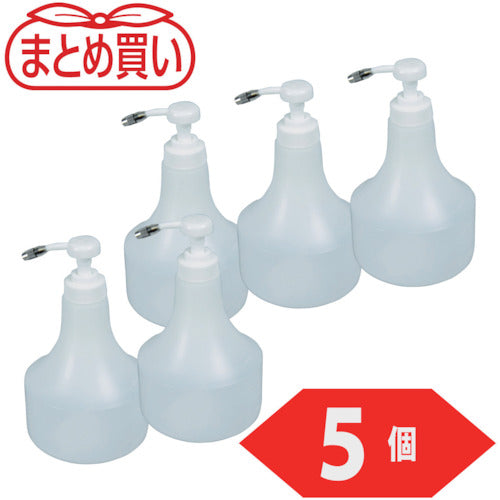 TRUSCO まとめ買い 霧状スプレーボトル 置き型 500ml 5個セット TSAG-500-P5 1 個