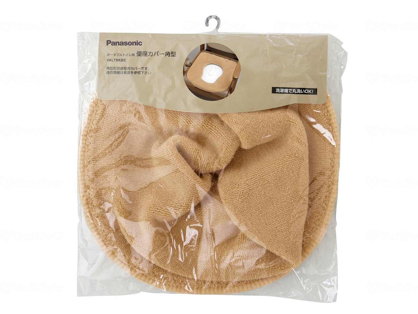 Panasonic Age Free Toilet Seat Cover, Square, Beige