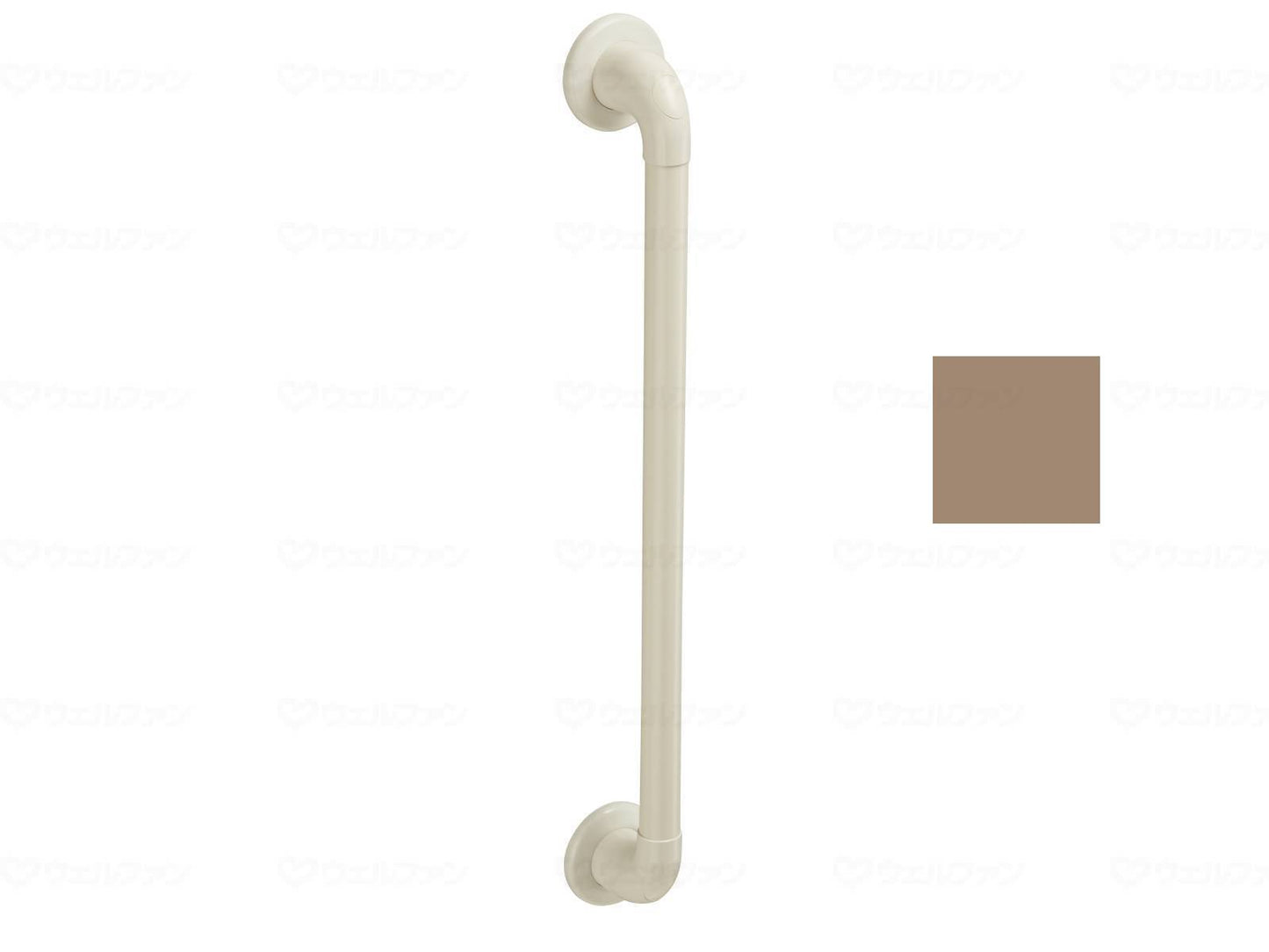 Panasonic Age Free Resin Handrail (Grip Bar) Protrusion Type Brown φ30×600