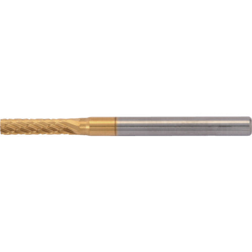 Super Super Carbide Bur Titanium Coated All Carbide Cylindrical (Double Cut) Blade Diameter: 2.5mm Shaft Diameter: 3.0mm SBT1A02 1 pc
