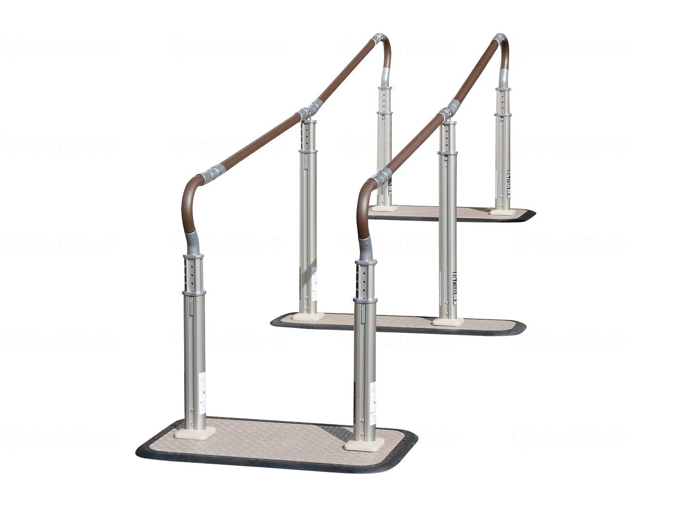 パナソニックエイジフリー歩行サポート手すり スムーディ 両手すり ロング2400タイプ