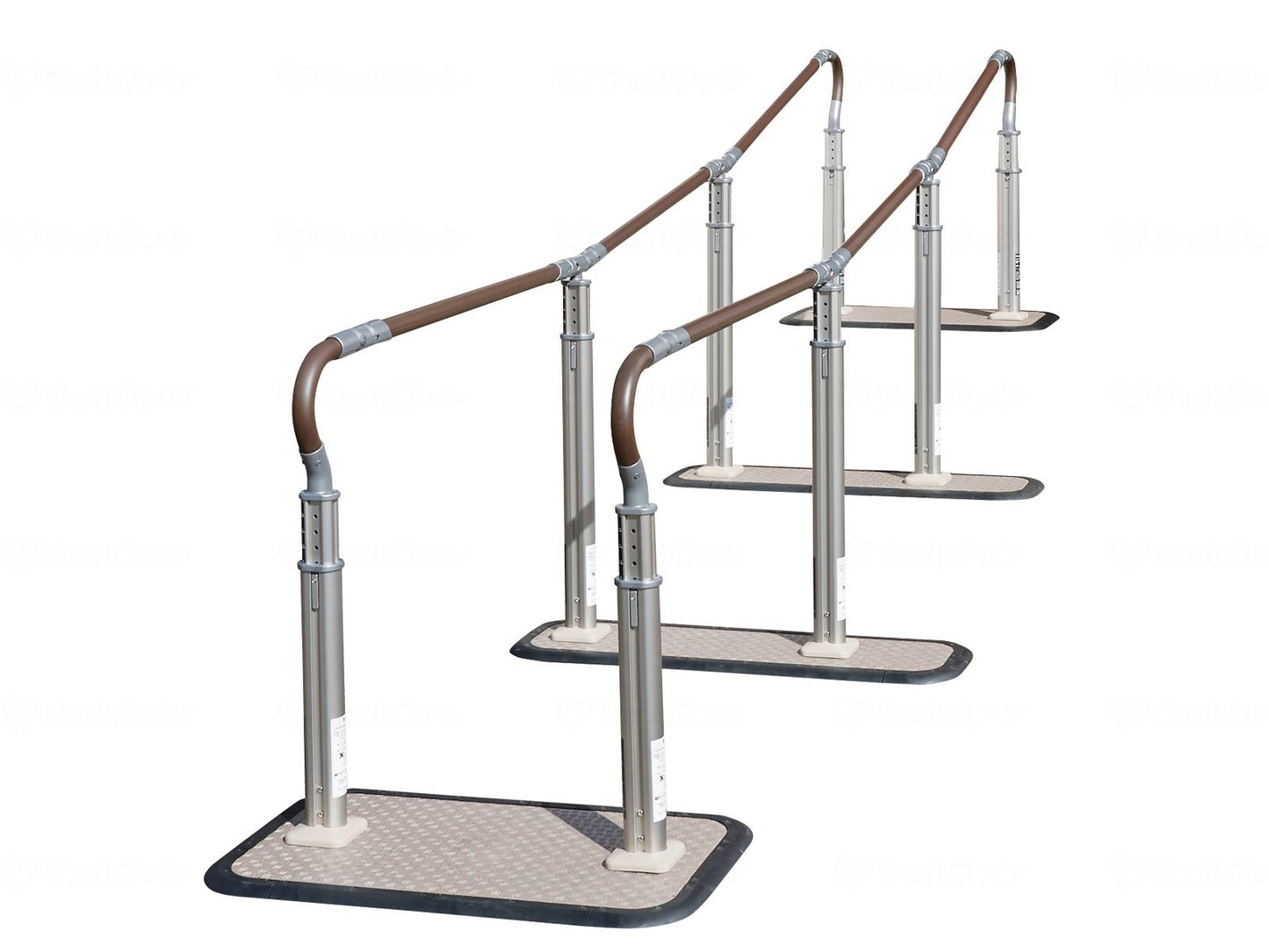 パナソニックエイジフリー歩行サポート手すり スムーディ 両手すり ロング3460タイプ