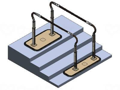 파나소닉 스위프 보행 서포트 난간 스무디 양손잡이 스태프 980 타입