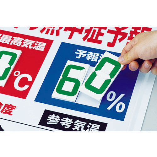 ユニット 熱中症予報板 HO-185 1 S