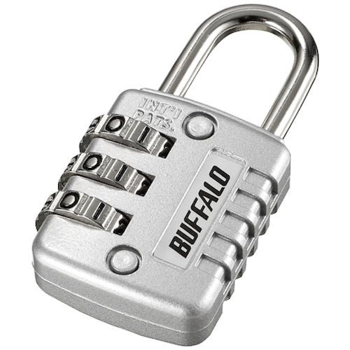 BAFFALO 3桁ダイヤル式南京錠 BLDN3 1 個