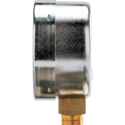 高島 小型真空計(A枠立型・φ40)圧力レンジ0.0〜ー0.1MPa R1/8【1737901】 1737901 1 個