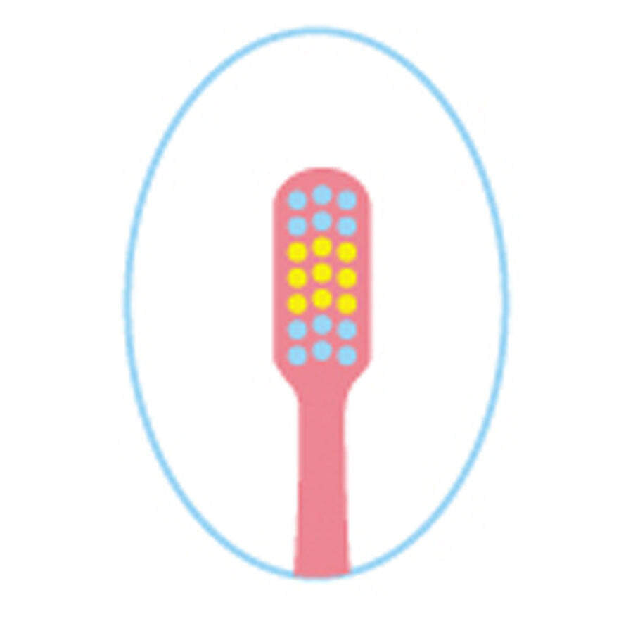 Mascot Cap Toothbrush with Suction Cup, Rabbit, 1 Piece, 1 pc