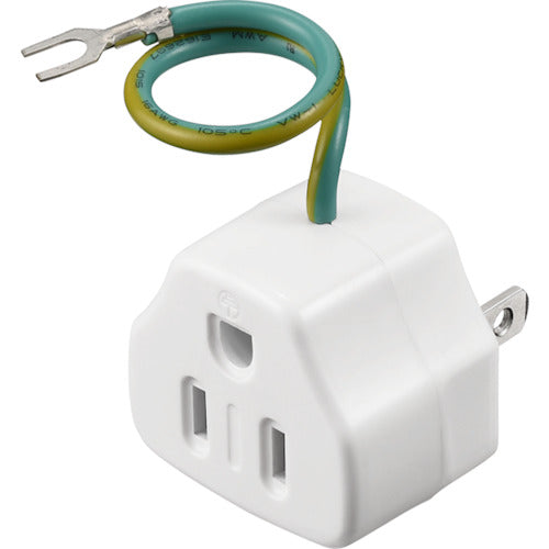 BAFFALO 3ピン⇒2ピン変換アダプター(ノイズ対応) BTANWH 1 個