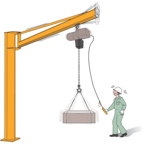 KITO 전기 체인 블록 EQ형 2단 인버터 현수형 490kg×4m EQ004IS 1대