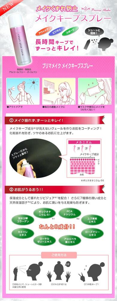 Makeup Keeping Spray 80g 1 piece