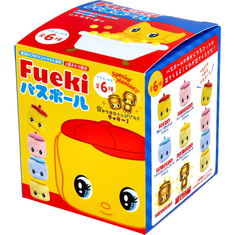 Fueki-kun Bath Ball Renewal Citrus Scent 50g 1 serving 1 piece