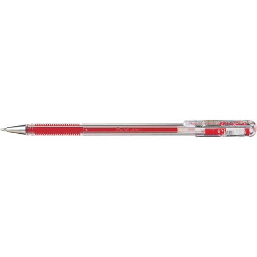 PENTEL Water-based Gel Ink Ballpoint Pen Hybrid Grip Red EK105 EK105-GB 1 pc