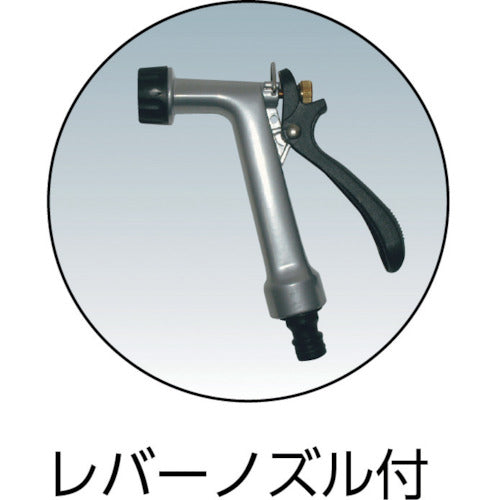 ハタヤ テツノホースリール(イエロー)41m防藻ホース レバーノズル イエロー HLA-40N-Y 1 台