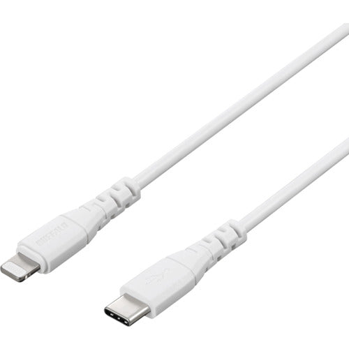 BAFFALO USB 2.0 Type-C - Lightning PD compatible cable 0.5m White BU2CL05WH 1 piece