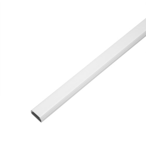 BAFFALO 벽용 플랫 몰 스트레이트 양면 테이프 부착 1m 폭 26mm 화이트 BC-MW1SF26WHP 1개