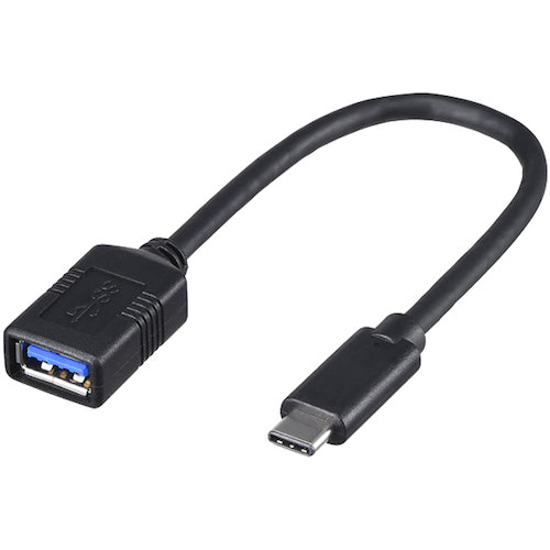 BAFFALO USB3.1 Gen1変換ケーブル(Aメス to C) 0.15m ブラック BSUAMC311015BK 1 個
