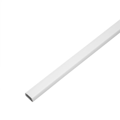 BAFFALO 벽용 플랫 몰 스트레이트 양면 테이프 부착 1m 폭 22mm 화이트 BC-MW1SF22WHP 1개