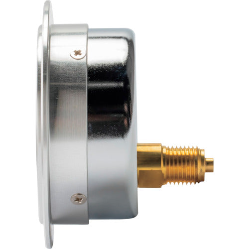 다카시마 일반 압력계(D프레임 매입형·연 있어·φ60) 압력 레인지 0.0~1MPa G1/4【1015110】 1015110