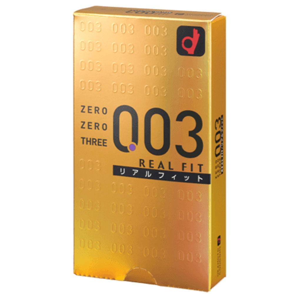 Okamoto Zero Zero Three 003 Condom Real Fit 10 pieces 1 piece