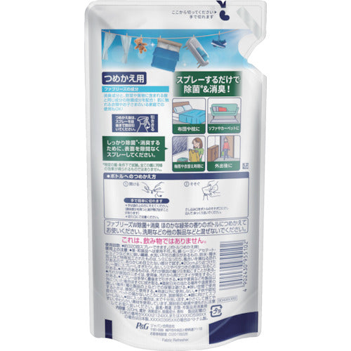 P&G ファブリーズ W除菌+消臭 ほのかな緑茶の香り つめかえ 320ml 955102 1 本