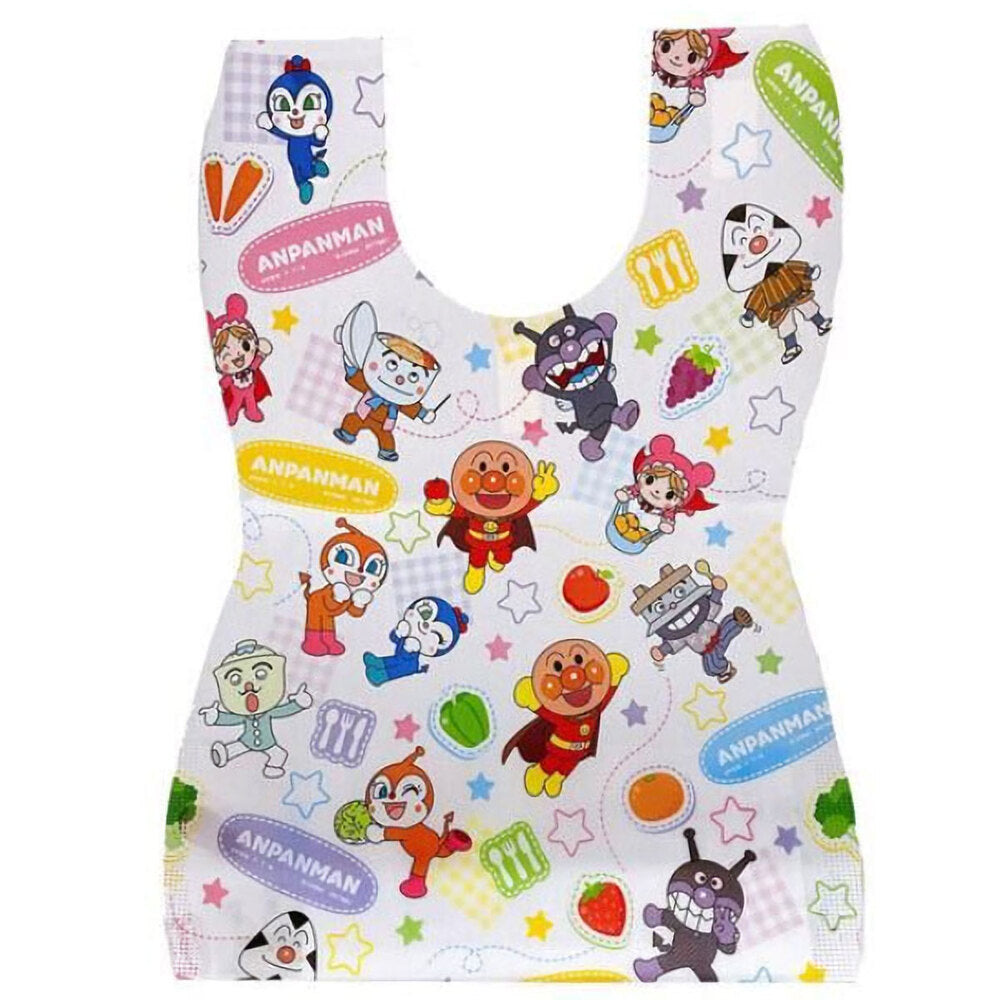 それいけ!アンパンマン 不織布おしょくじエプロン 5枚入 1 個