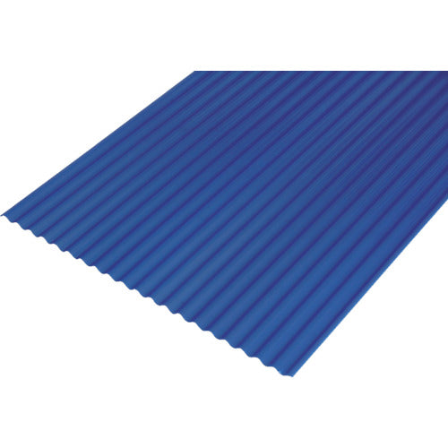 IRIS 541819 Rigid PVC Corrugated Sheet 9 Feet Natural Blue NIPVC-908-NB 1 Sheet