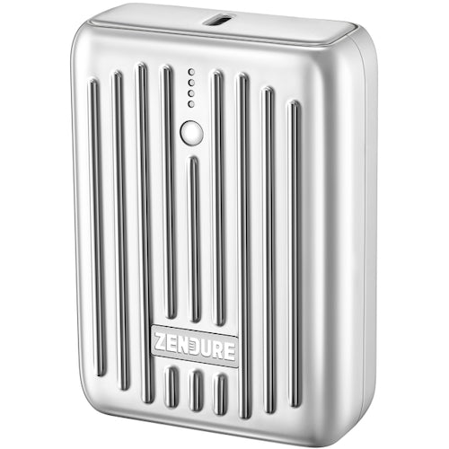ZENDURE モバイルバッテリー SUPER Miniシルバー 10000mAh ZDSM10PD-S 1 個