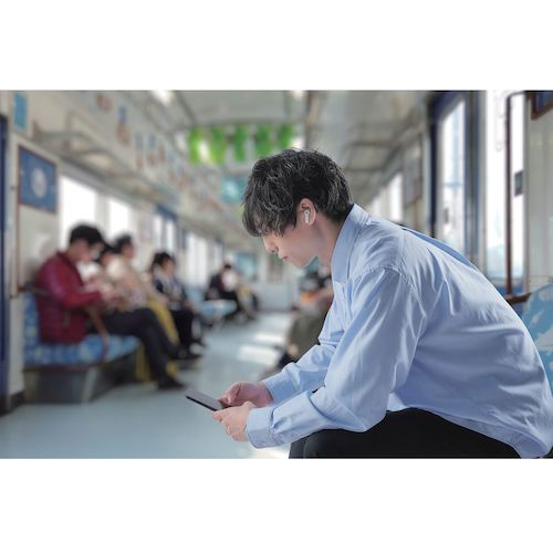 ELECOM Bluetooth Earphones, Fully Wireless, Noise Cancelling, AAC Compatible, In-Ear Type, White, LBT-TWS13WH, 1 pc