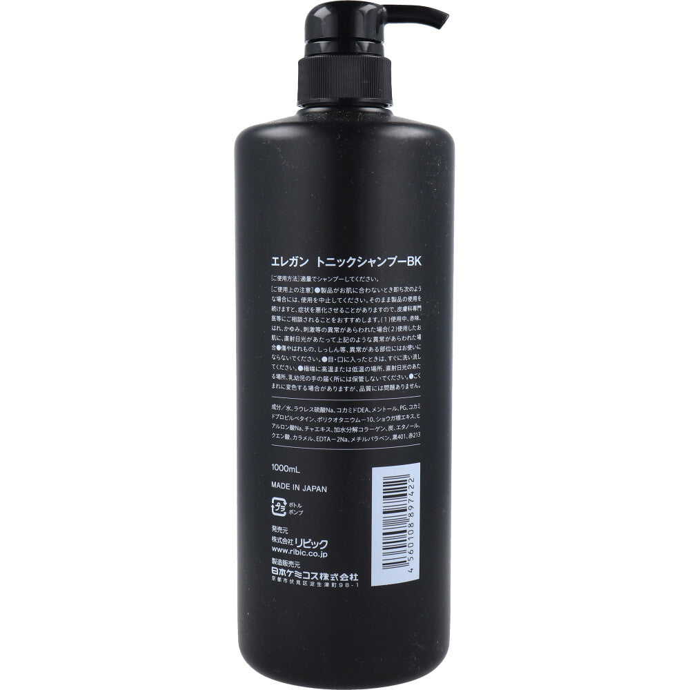エレガン トニックシャンプー ブラック 1000mL 1 個