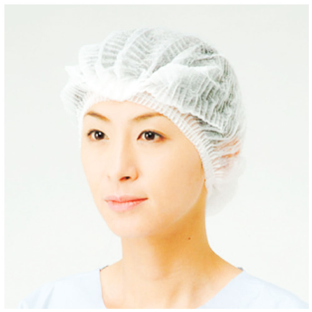 Mob Cap Neo V Free Size White 100 pieces 1 piece